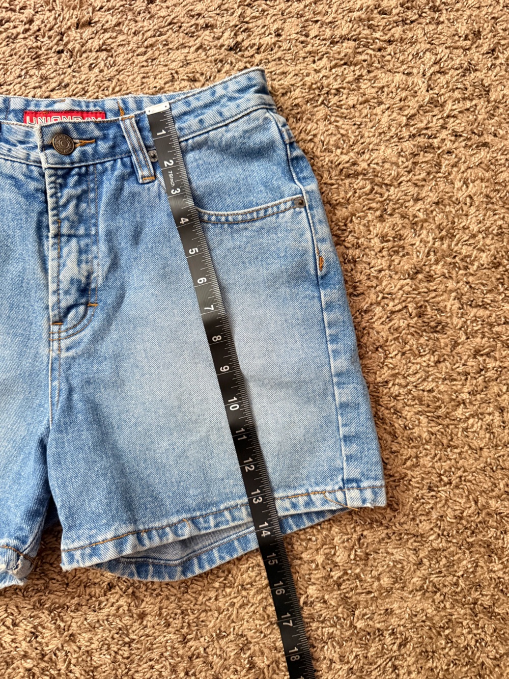 ☀️ UNIONBAY • Light Wash Denim Shorts • Casual High-Waisted • Juniors 9 - Picture 11 of 14